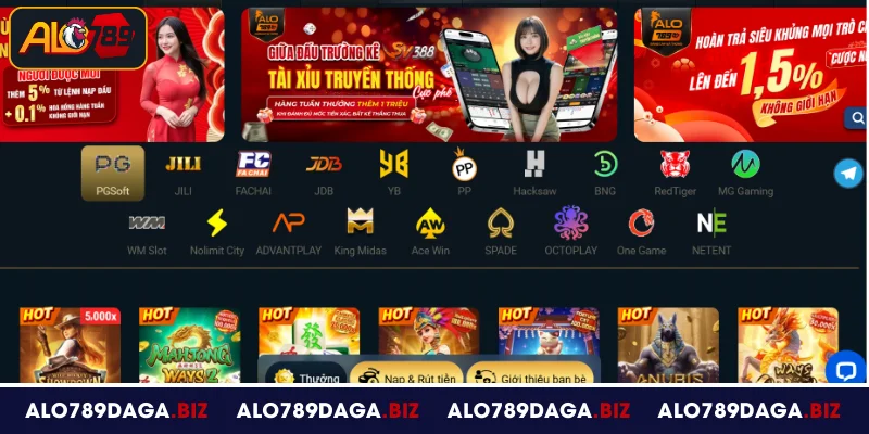 Các đối tác hàng đầu bắt tay với nổ hũ tại ALO789